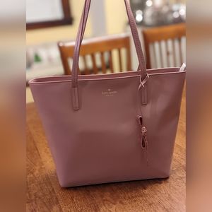 NWOT Kate Spade Tote Bag/Purse, Blush Pink with Glitter Bow